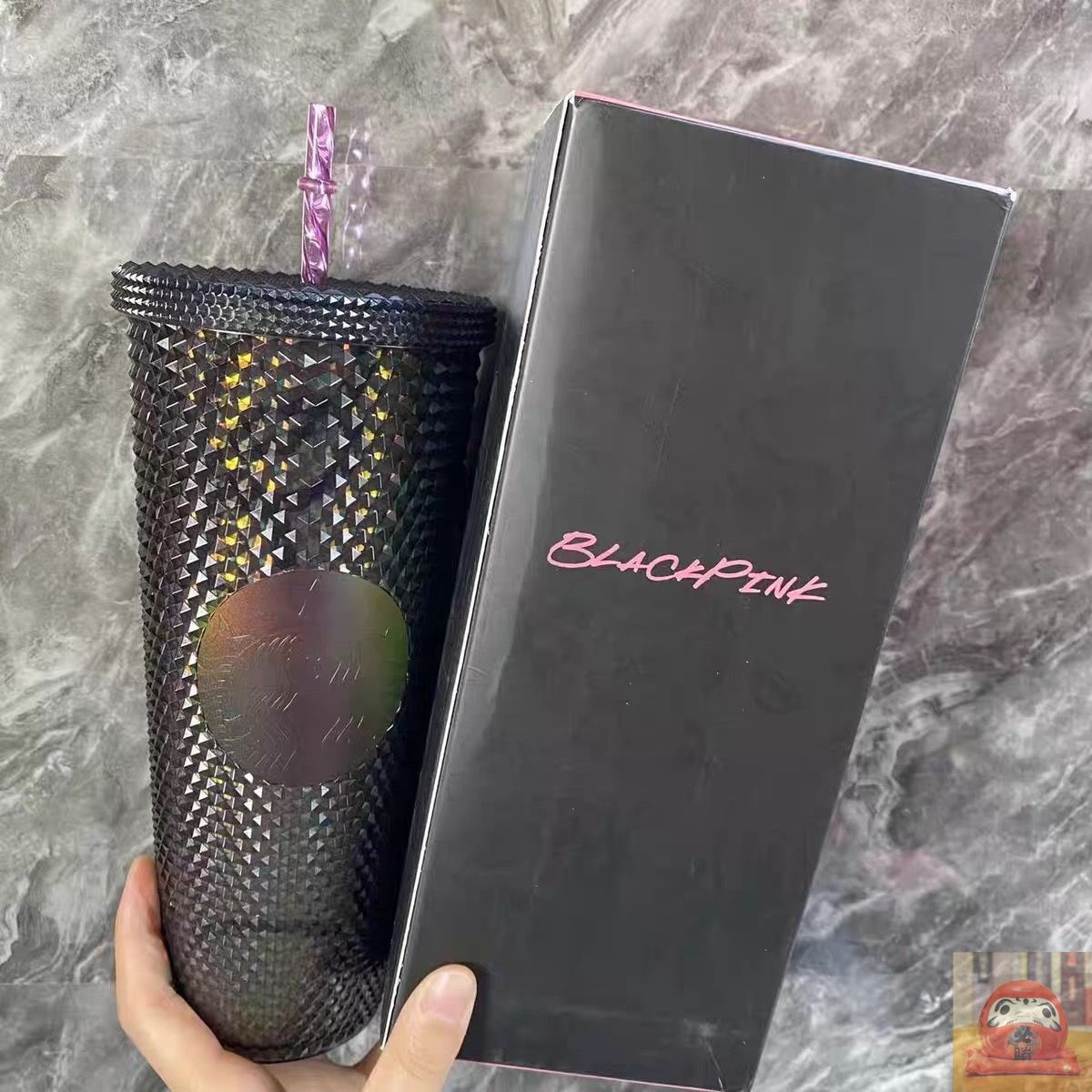 新品未使用】日本未発売 ブラック ピンク BLACKPINK Starbucks