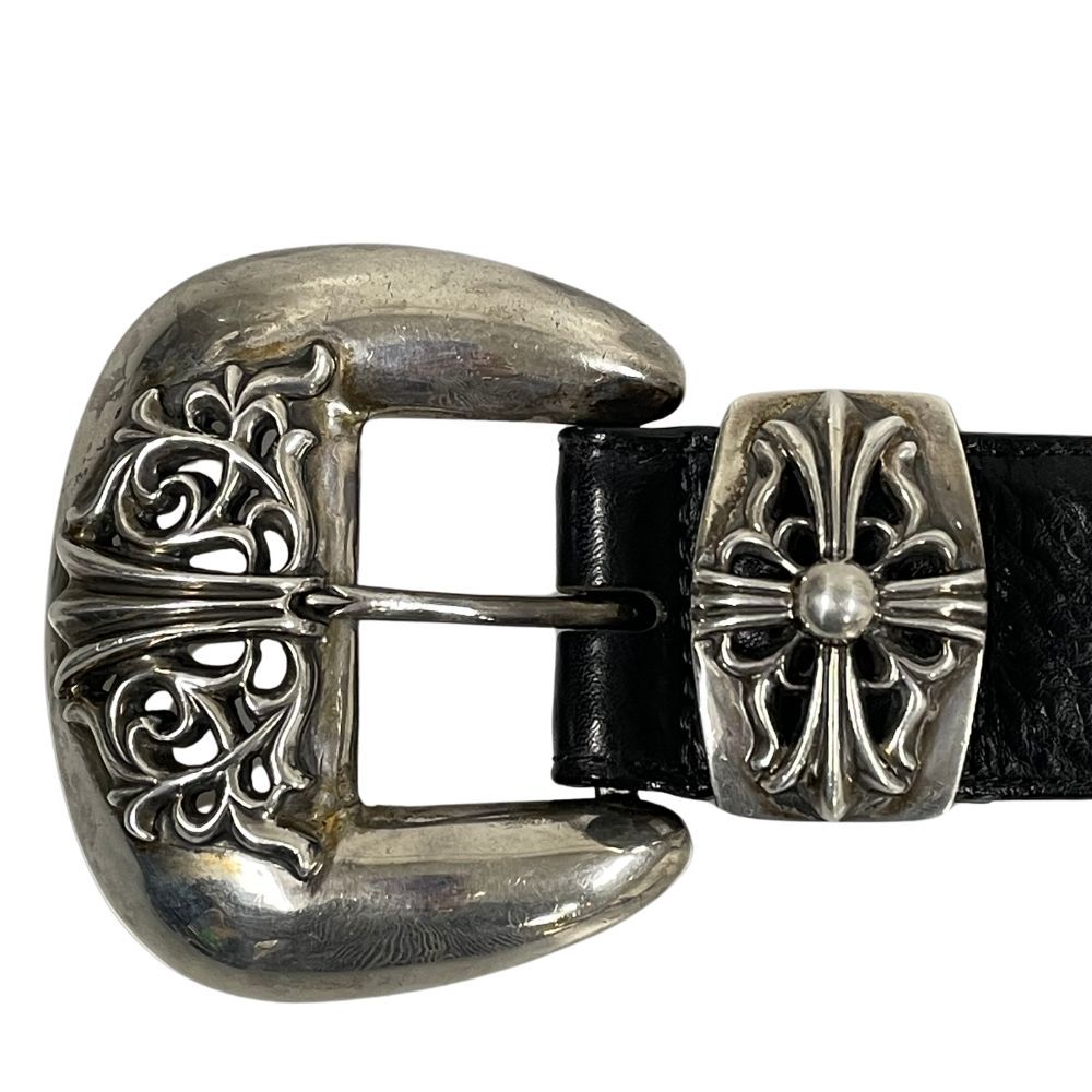 CHROME HEARTS クロムハーツ クラシック3PC レザーベルト34 CHROME HEARTS 34ベルト CHROME HEARTS クロムハーツ クラシック3PC