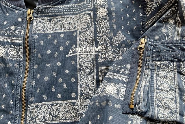 APPLEBUM（アップルバム）Corduroy Bandanna MA-1 Jacket【A31107-007