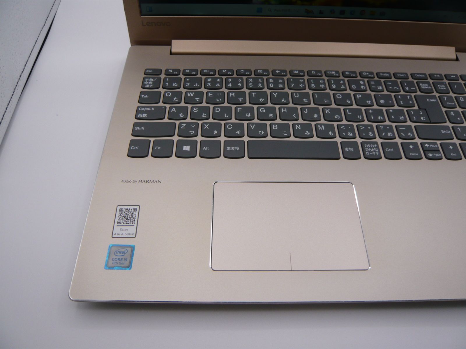 【極上品】☘レノボゴールデン☘8世代i5☘新品SSD512GB☘️ 高スペック＆希少色】レノボ・ゴールデン☆第8世代i5☆12GB☆新品