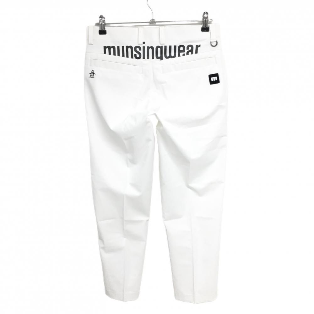MUNSING マンシングウェア パンツ 白 バックロゴ メンズ 79 ゴルフ 