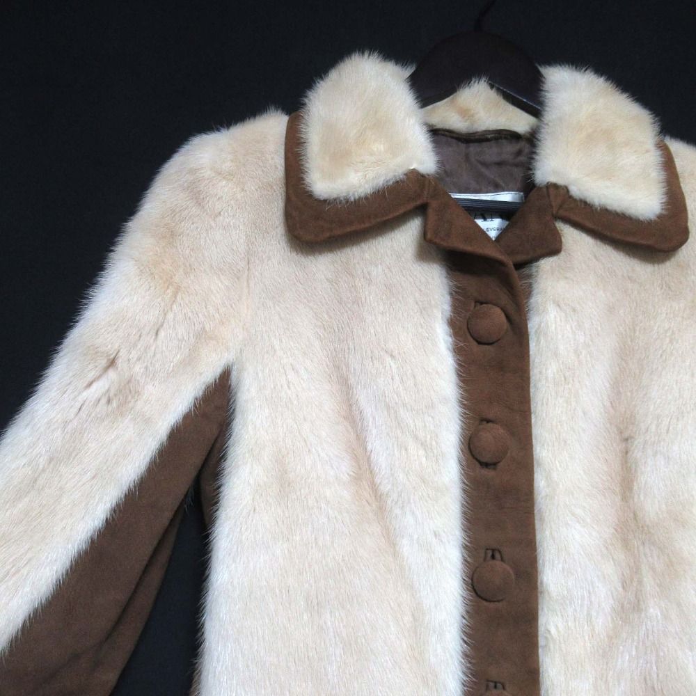 ベージュ×ブラウン レディース