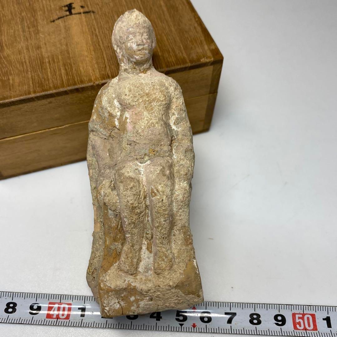 古代ギリシャ アテネ テラコッタ 女性人物 置物 トヒサ 東さ7-0819