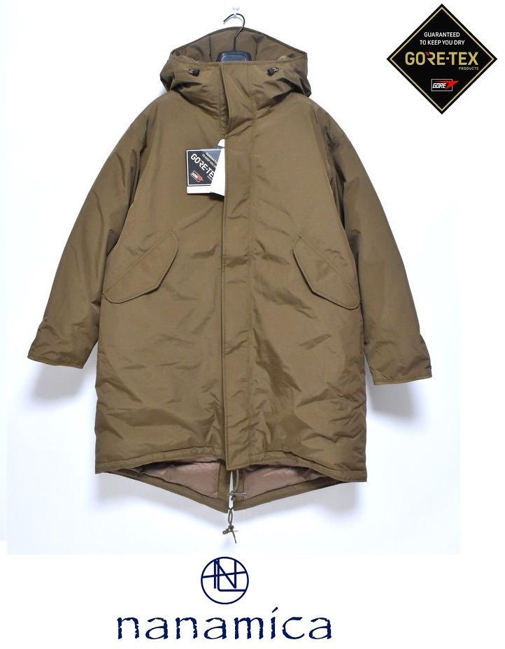 新品 nanamica ナナミカ GORE-TEX Long Down Coat S SUBF358 GTX