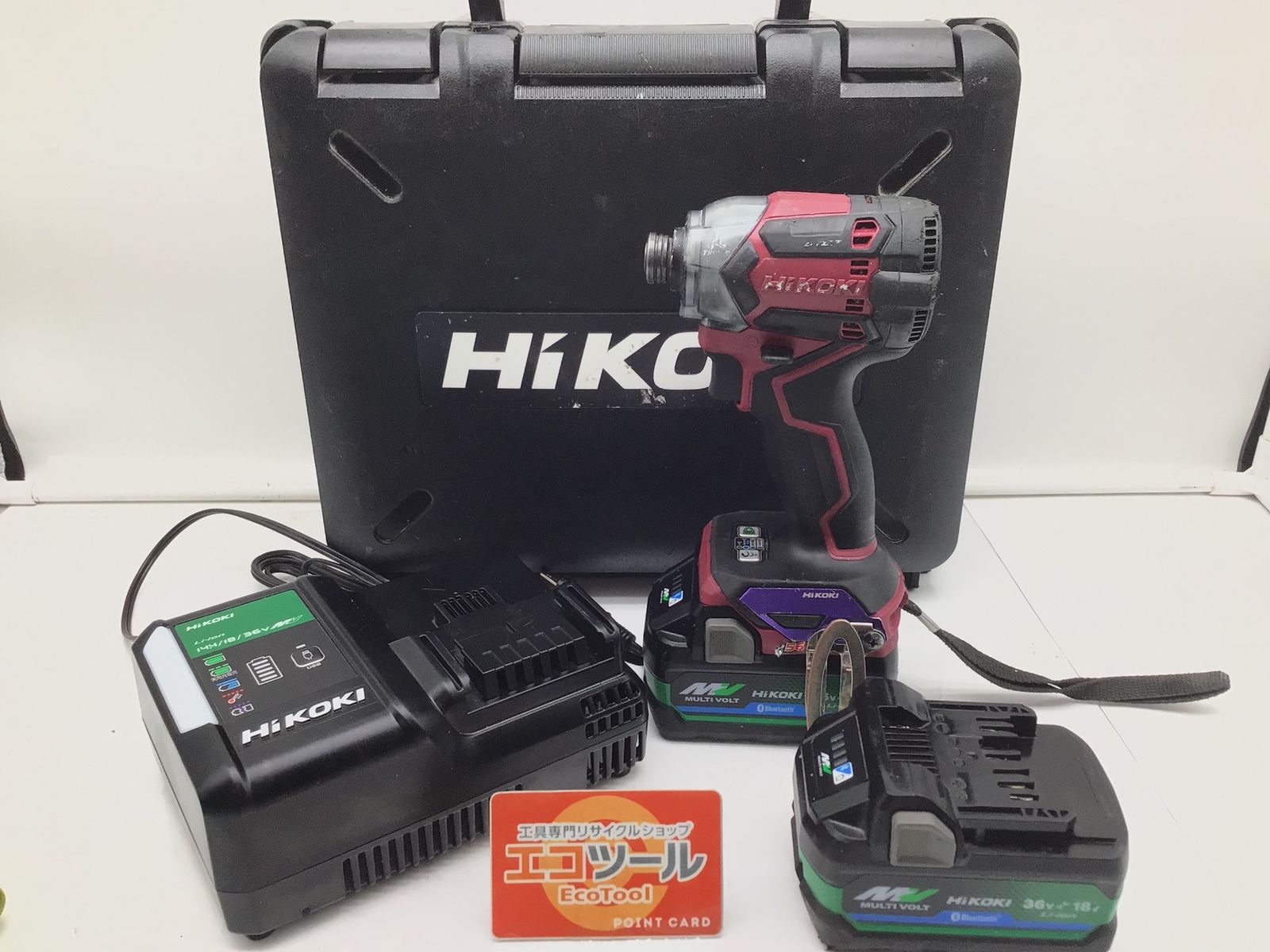中古良品HiKOKI WH36DC充電インパクトドライバーセット