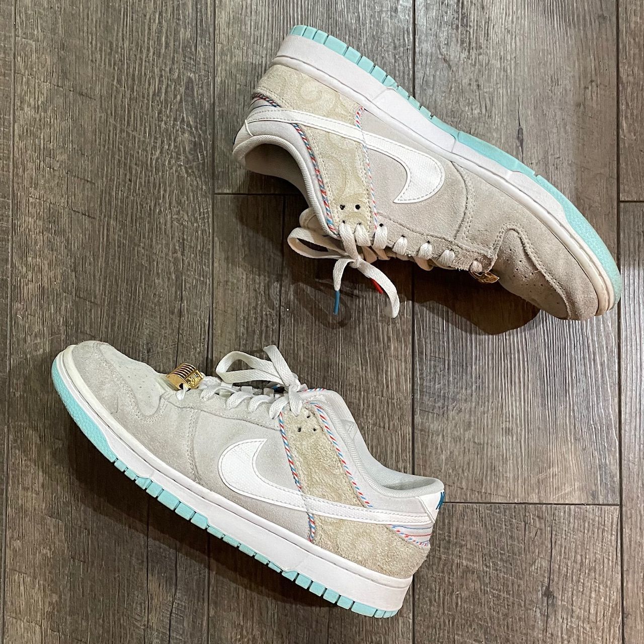 Nike Dunk Low Barber Shop Grey DH7614-500 バーバーショップ グレー 