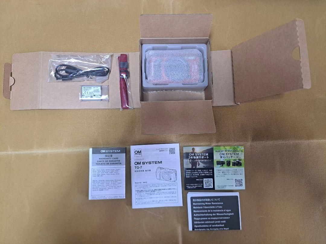 OM SYSTEM|オリンパス ToughTG-7 赤 ♥