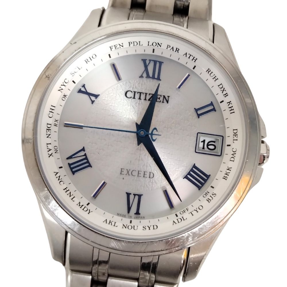 CITIZEN シチズン H149-T021727 エクシード エコドライブ 電波時計 腕時計 | C515