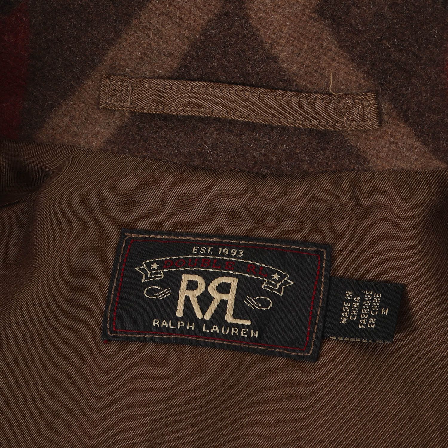 美品 RRL コート サイズ:M 18AW ネイティブ柄 メルトンウール ショール 