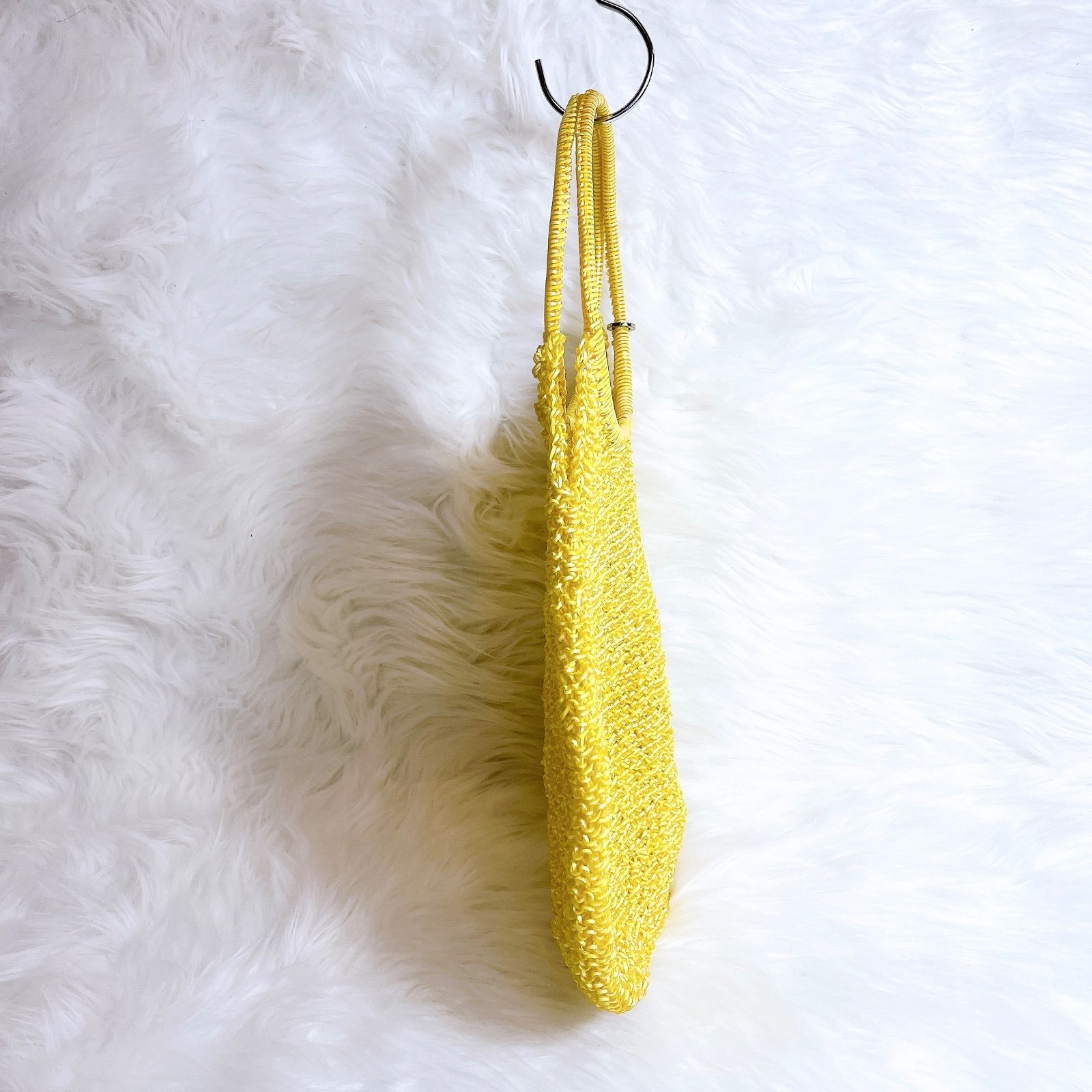 珍しいアンテプリマ綺麗なイエロー色‼️ ANTEPRIMA アンテプリマ ハンドバッグ ワイヤー イエロー レディース