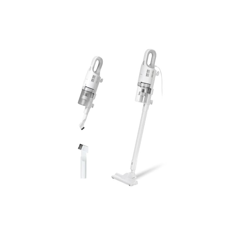 アイリスオーヤマ 掃除機 コード式 サイクロン 軽量 スティッククリーナー 2WAY SCA-112-W ホワイト 1