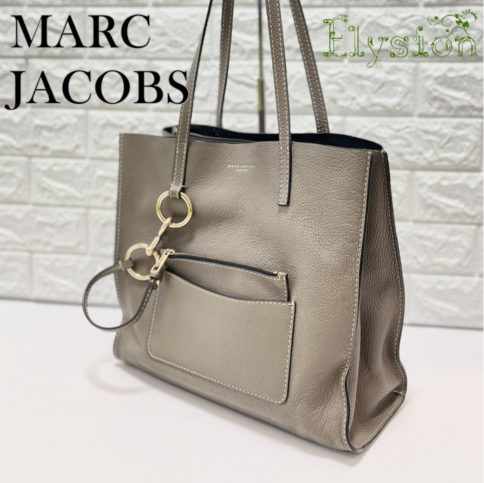 MARC JACOBS グレージュ トートバッグ ☆MARC JACOBS☆マークジェイコブス ザボールドグラインド