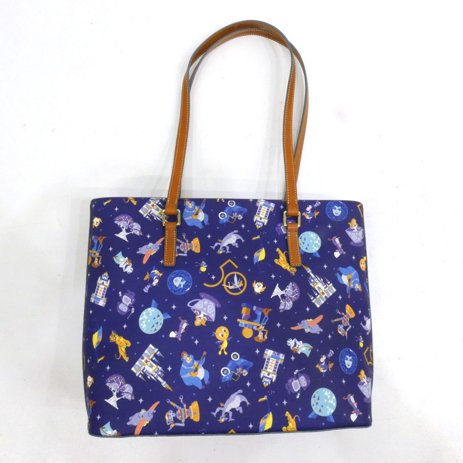 小牧店】DOONEY&BOURKE ディズニー50周年記念 トート バッグ ネイビー 