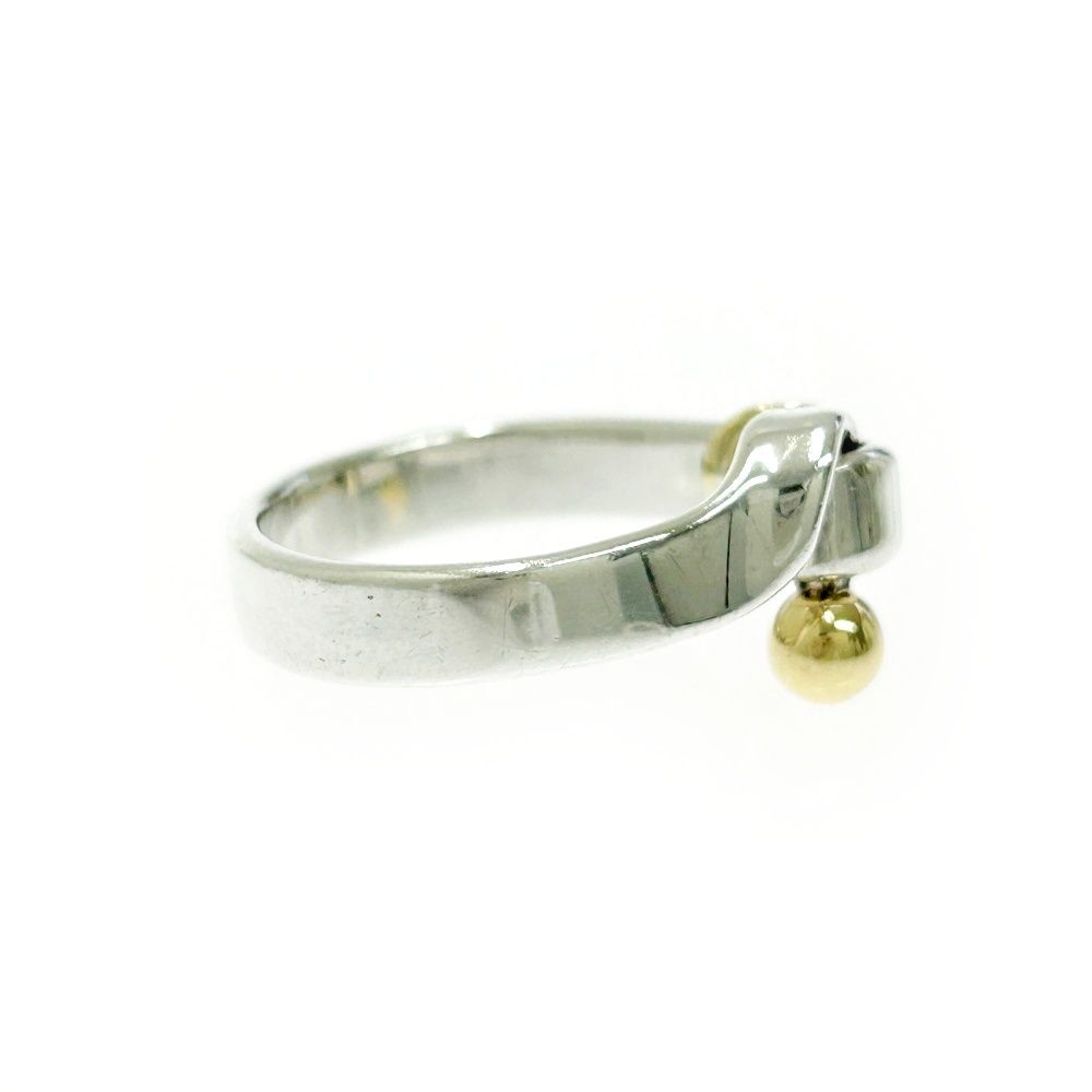 中古】TIFFANY&Co. ティファニー シルバー ゴールド フック&アイ