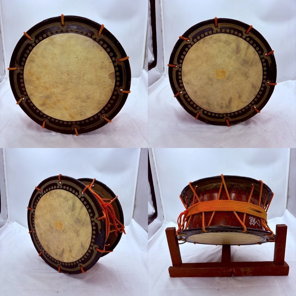 和楽器 小鼓 アンティーク 小鼓 皮一組(2枚) | 古美術ささき