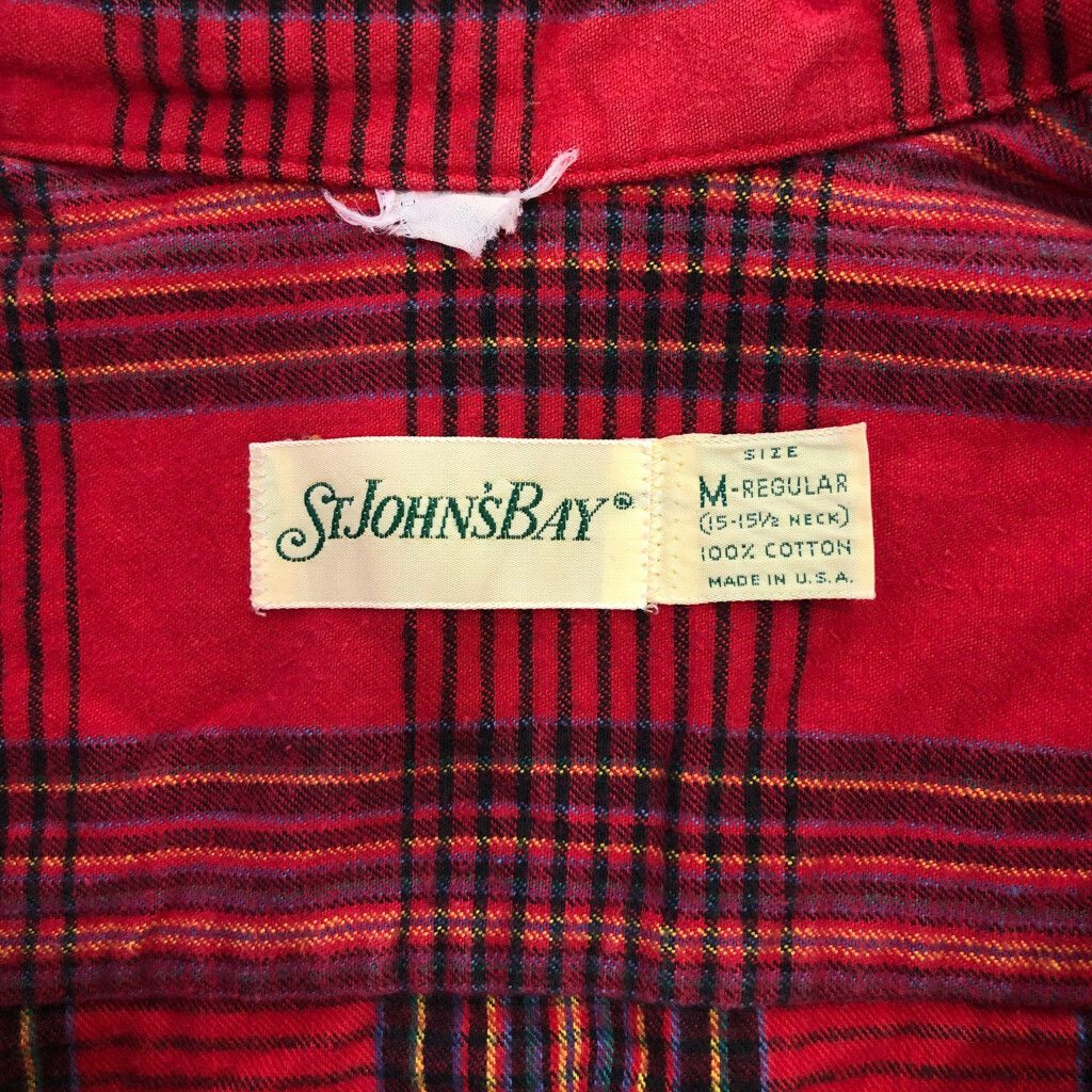 90年代 USA製 ST.JOHN'S BAY セントジョンズベイ 長袖シャツ