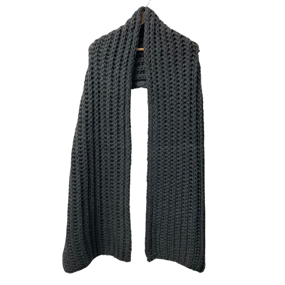 ASAUCE MELTER ウールマフラー グレー ASAUCE MELER（アソースメレ）の