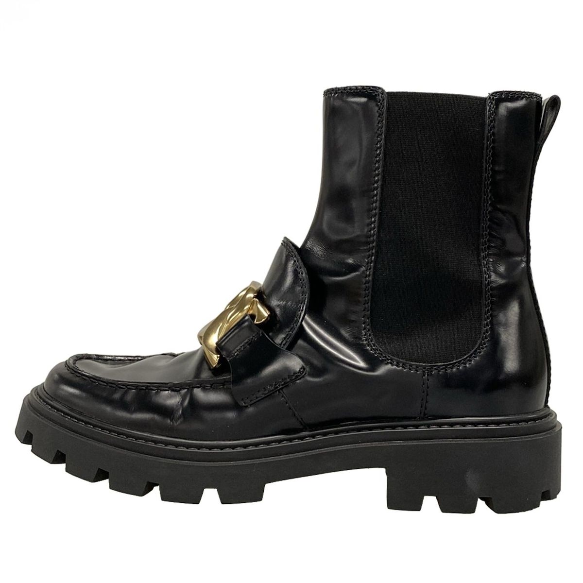 TOD'S(トッズ) ショートブーツ 39 1/2 レディース - 黒