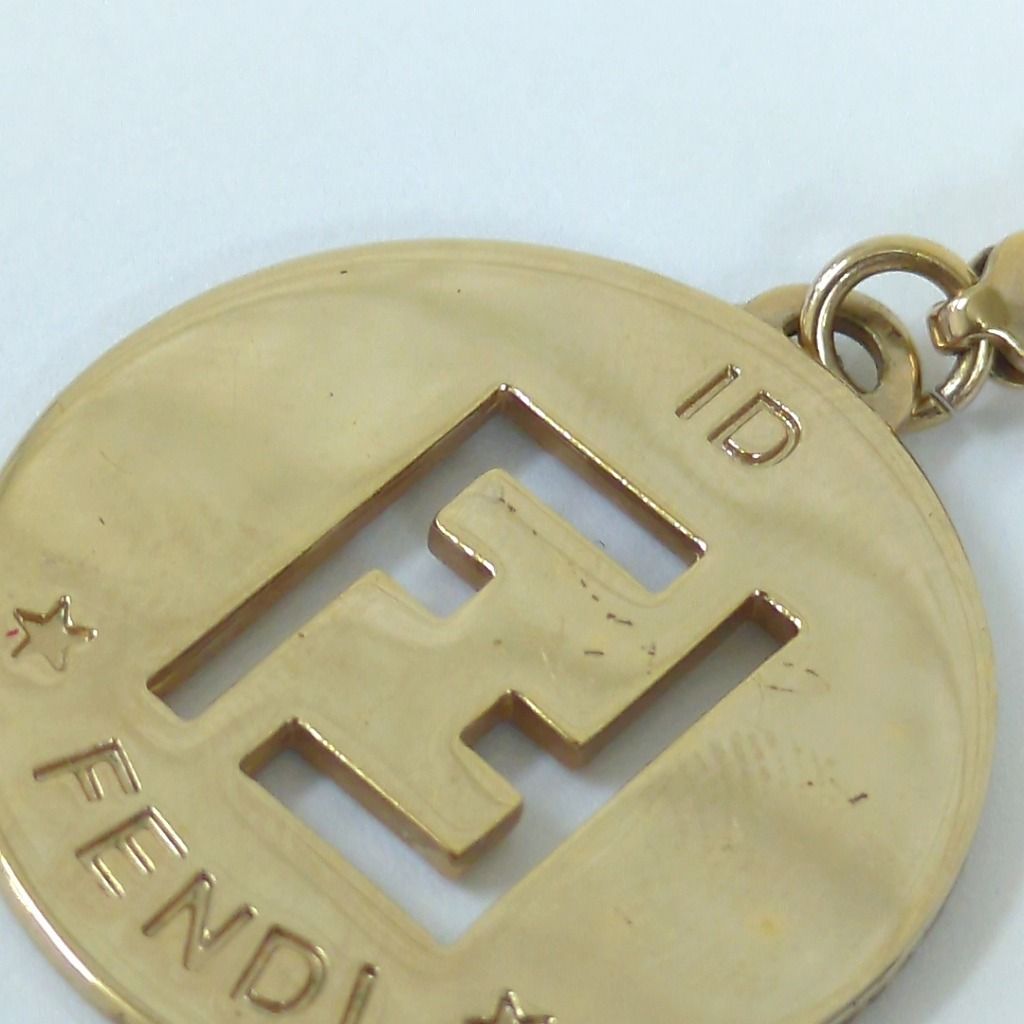 希少正規品　FENDI　ハート ラインストーン IDチャーム　ペンダントトップ 楽天市場】フェンディ FENDI オーロック ネックレス ペンダント