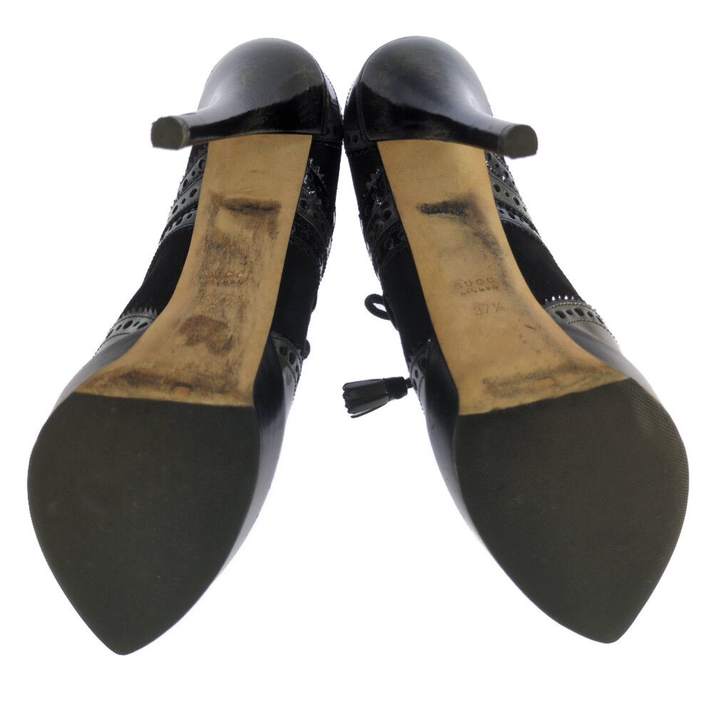 GUCCI グッチ ショートブーティ･パンプス靴|226329|37 1|2|ブラック|翌日配送可 ♀ B レディース 591058 KIN-KAAI_COM