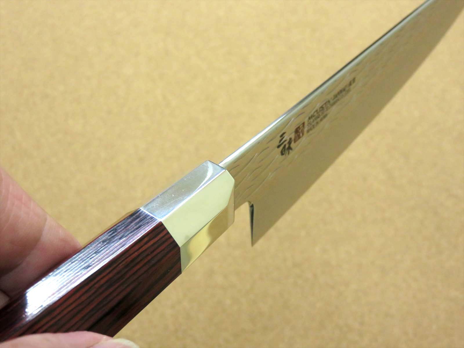 関の刃物 牛刀 18cm (180mm) 三昧 波目 ダマスカス33層 VG-10 