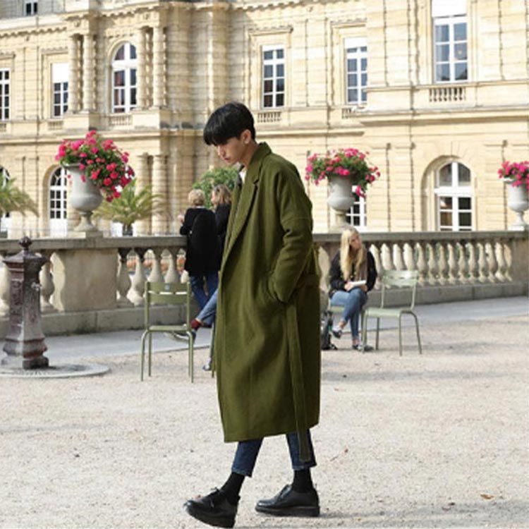 チェスターコート メンズ ロングコート フェイクウール 中綿 アウター