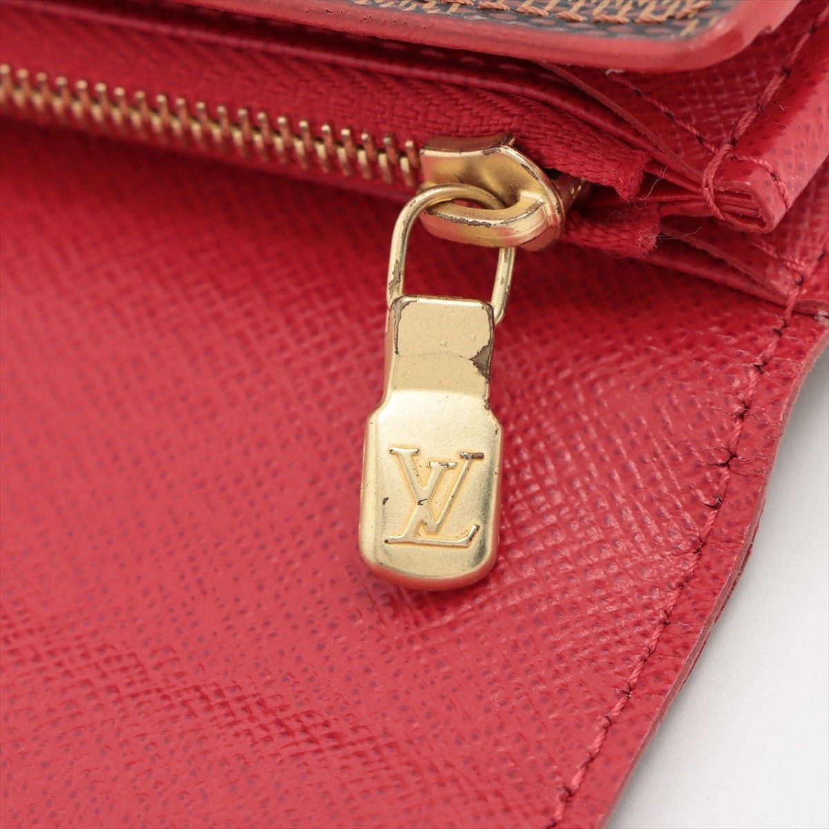 LOUIS VUITTON/ルイ ヴィトン ダミエ スタッズ ポルトフォイユ サラ