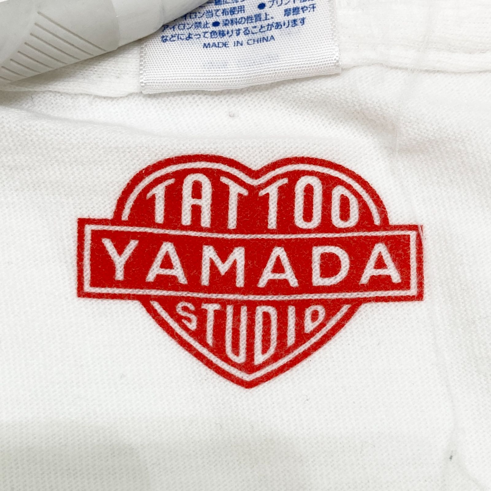 タトゥースタジオヤマダ tatoo studio yamada Tシャツ タトゥースタジオヤマダ tシャツ L tatoo studio yamada - メルカリ