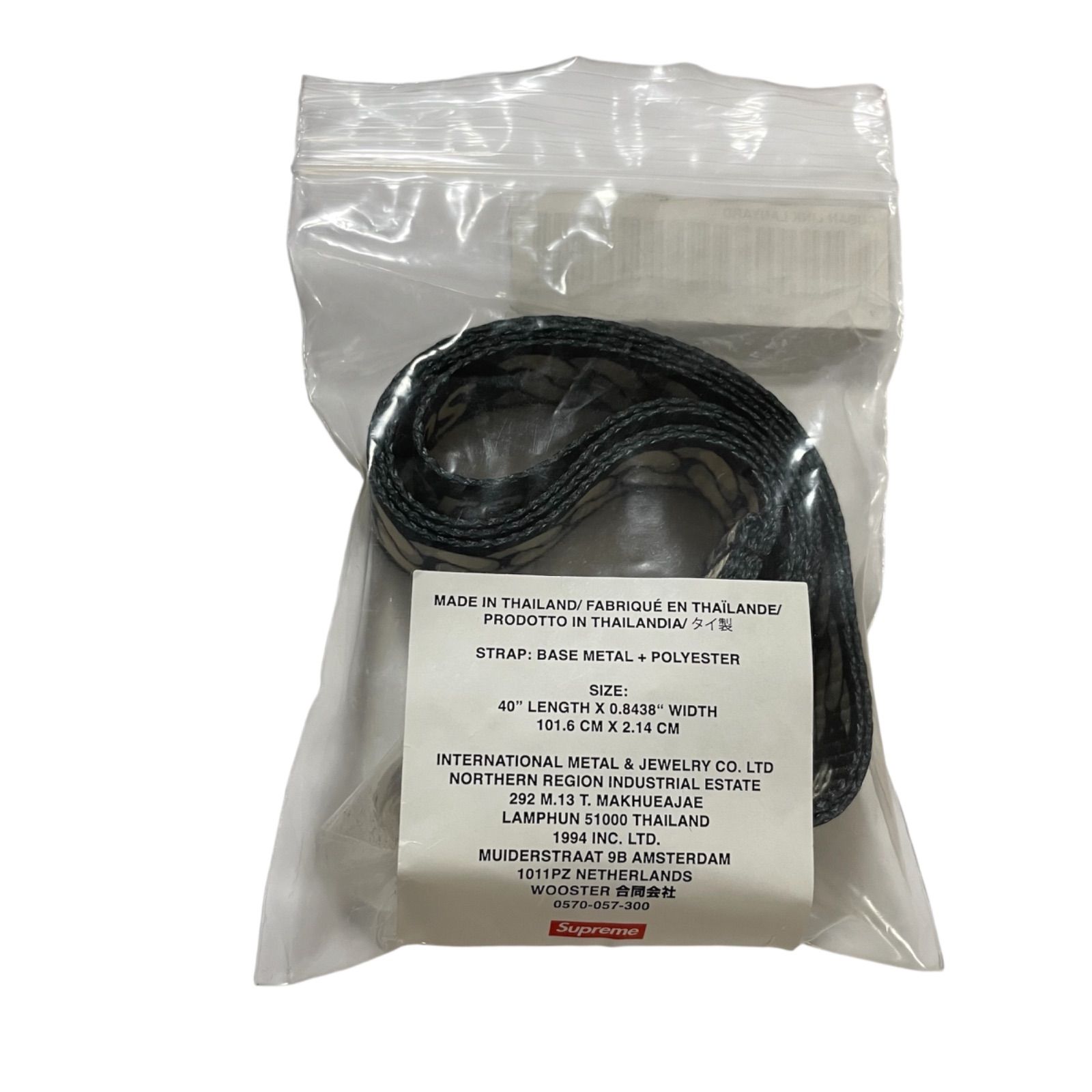Supreme ネックストラップ シュプリーム ステッカー付き supreme
