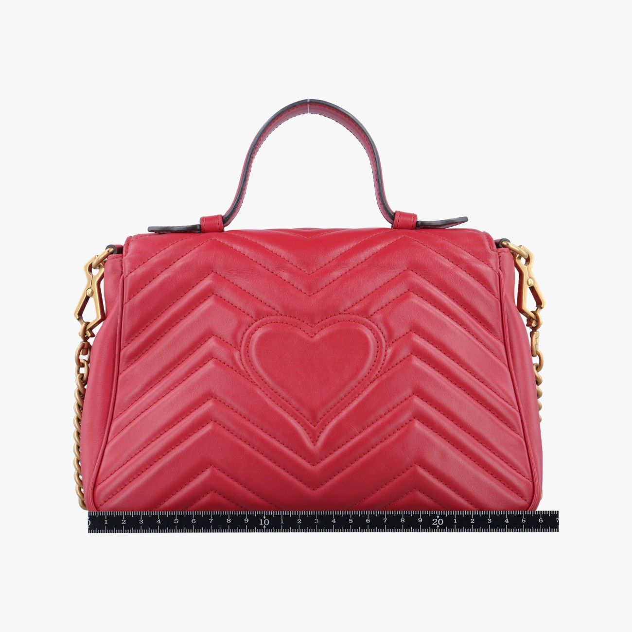 グッチGucciGGマーモントレッドレザー498110H024260694