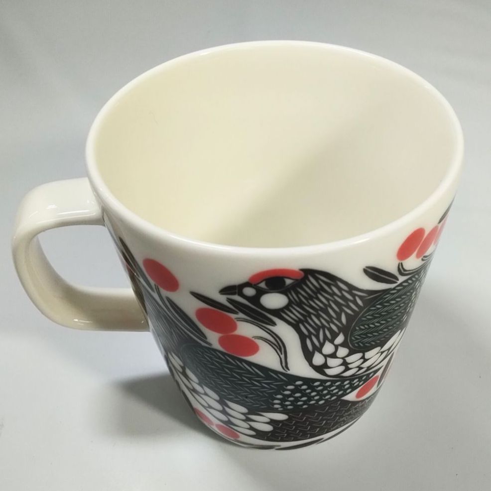 美品】マリメッコ Kiiruna（キールナ）/ライチョウ マグカップ 《NO