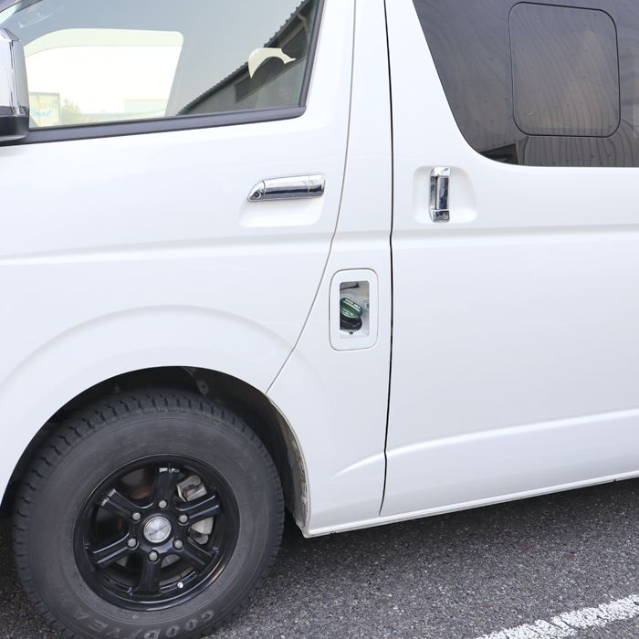 楽天市場】ハイエース 200系 クリア フューエル リッド カバー