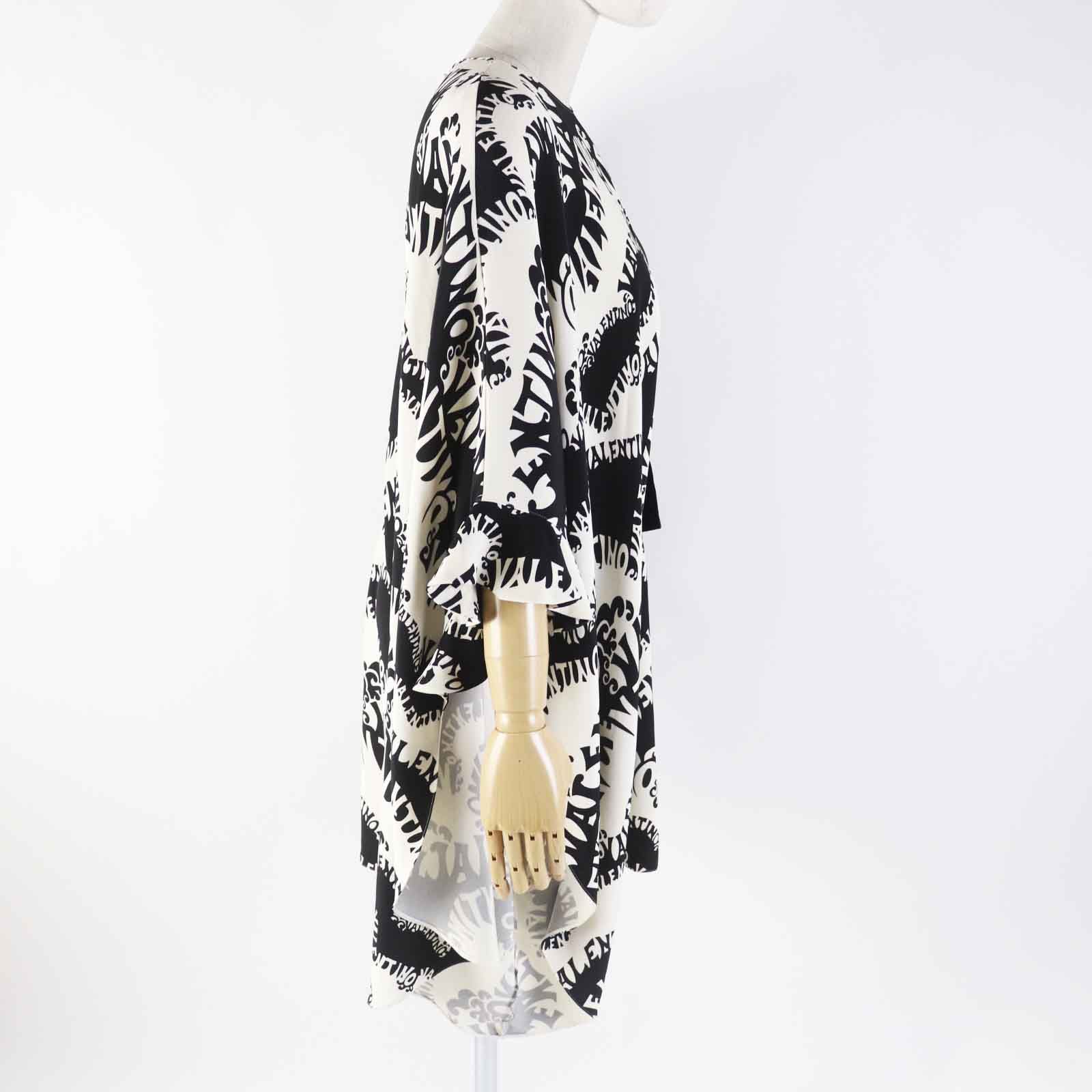 美品◎VALENTINO ヴァレンティノ QB2VAIJ242E シルク モノグラム  