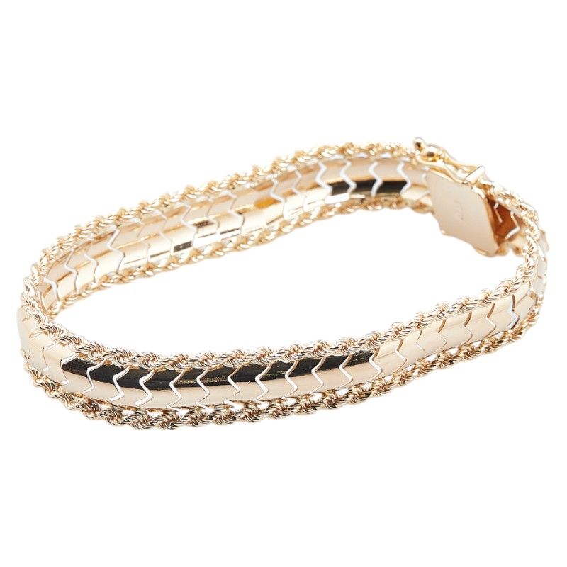 jasmine ete ピンクゴールド K18 ミラーカットチェーン K18YG ミラー