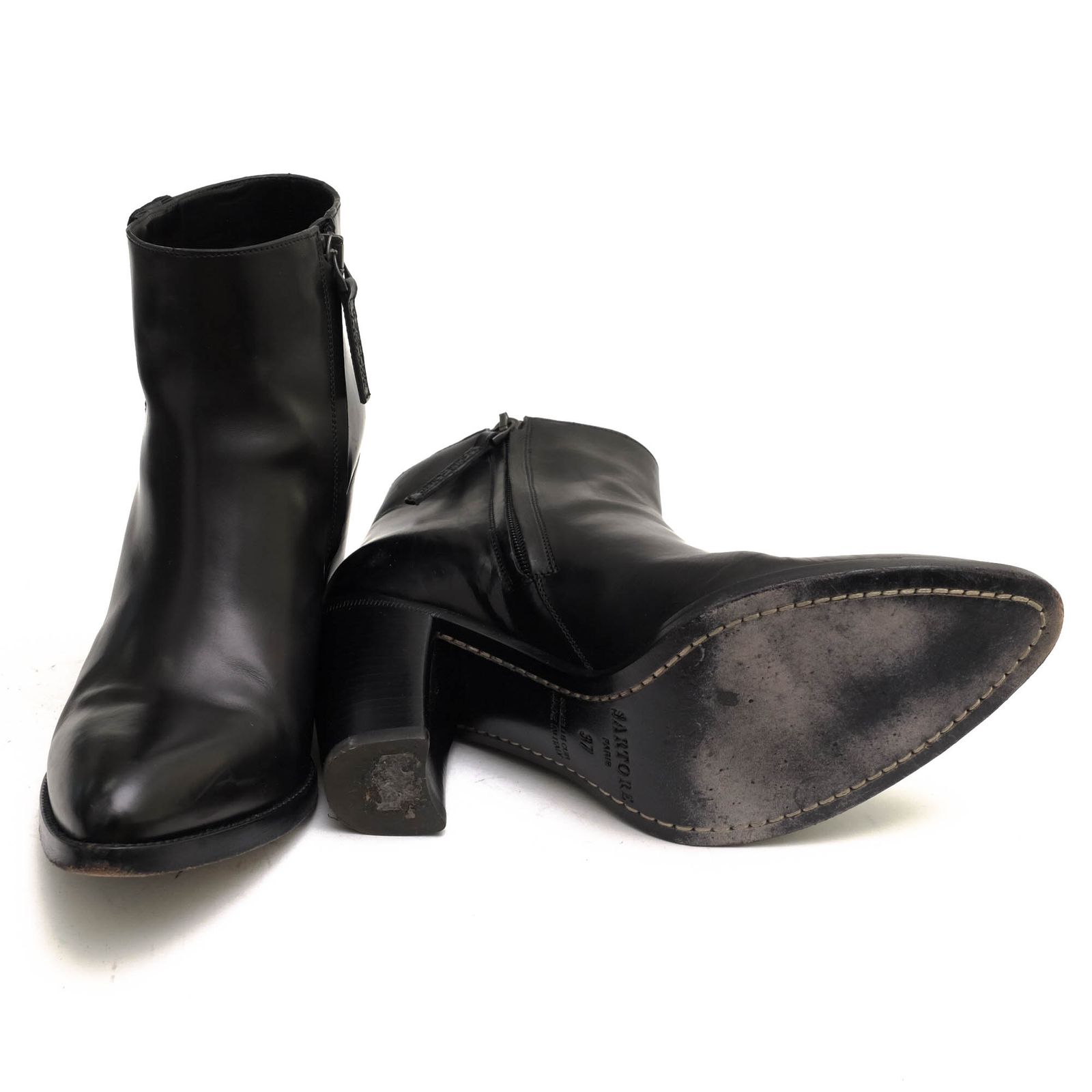 SARTORE サルトルショートブーツ SARTOREサルトルショートブーツ 黒 38