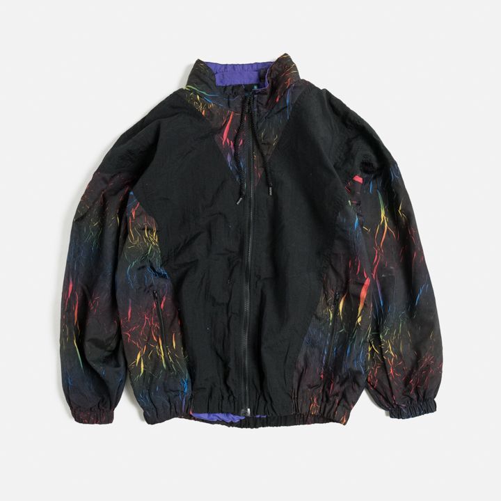 patterned nylon jacket