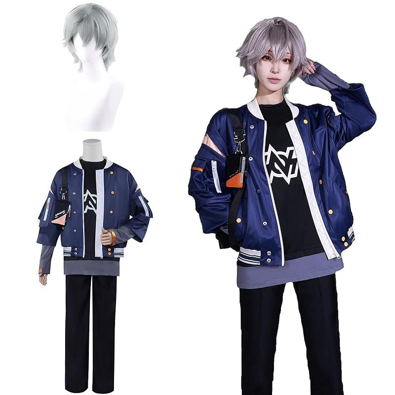 神併 アキラ コスプレ ウィッグ付き パエトーン ゼンゼロ コスプレ衣装 大人用 仮装 文化祭 イベント コスチューム ステージ服 Wise cosplay アキラ ウィッグ付き 3XL