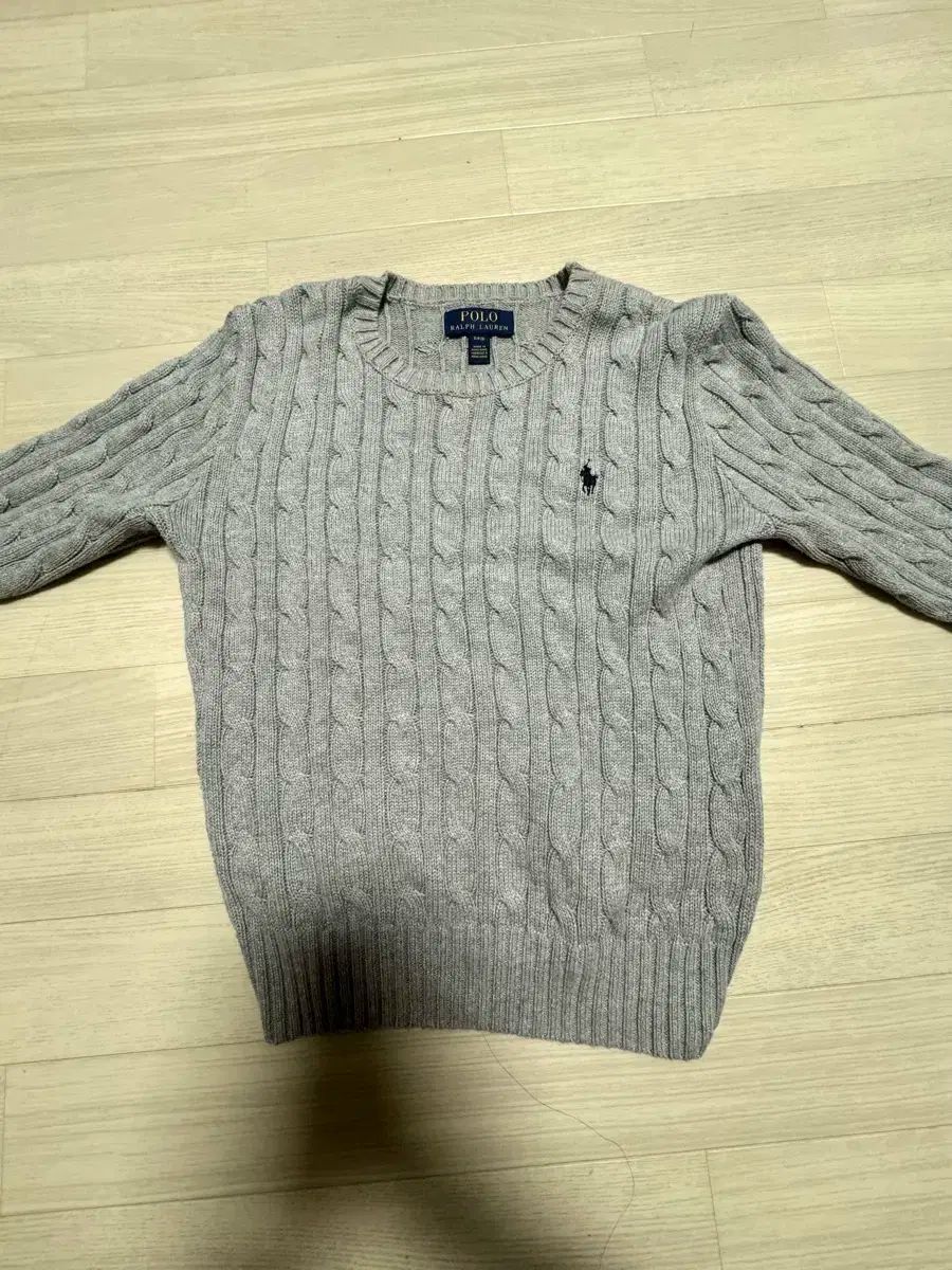ポロ Ralph Lauren ラルフローレン ニット グレー s