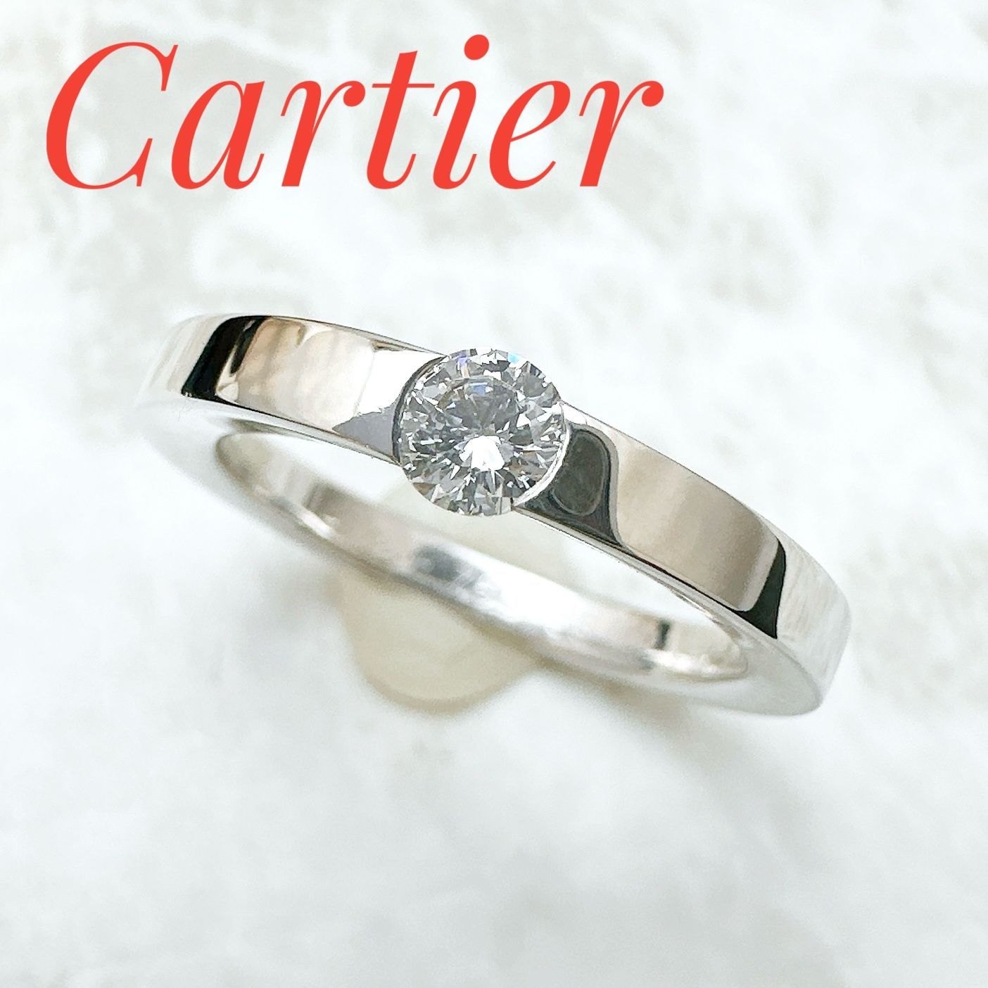美品/人気🌟Cartier デートウィズ ダイヤモンド 0.21ct ホワイト