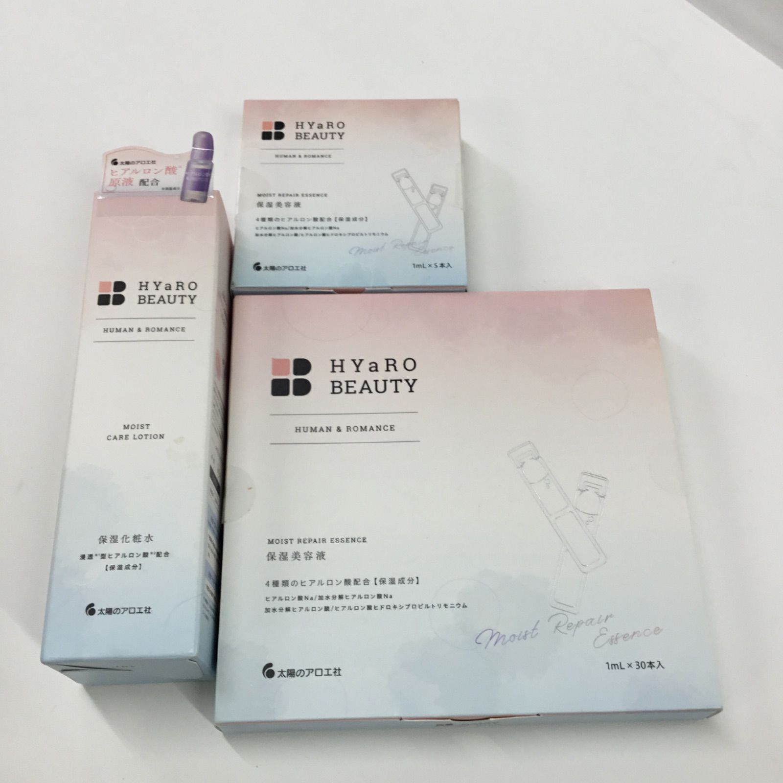 Y1328 HYaRO BEARTY ヒアロビューティー モイストケアローション 150ml モイストリペアエッセンス 1ml×30本 1本×5本 計3点セット