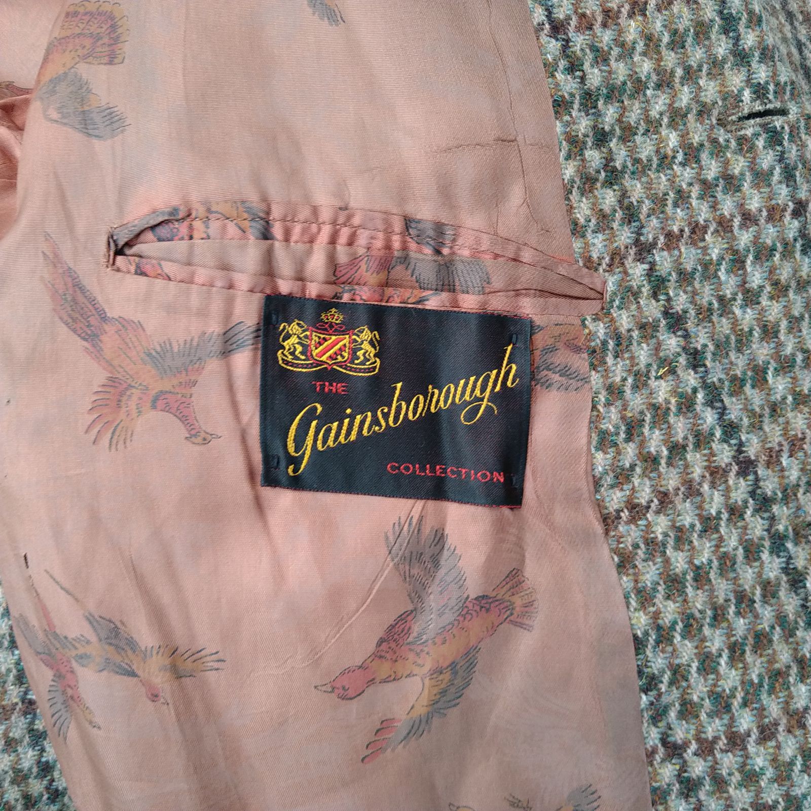 ☆美品☆ HARRIS TWEED ハリスツイード ツイードジャケット テーラード