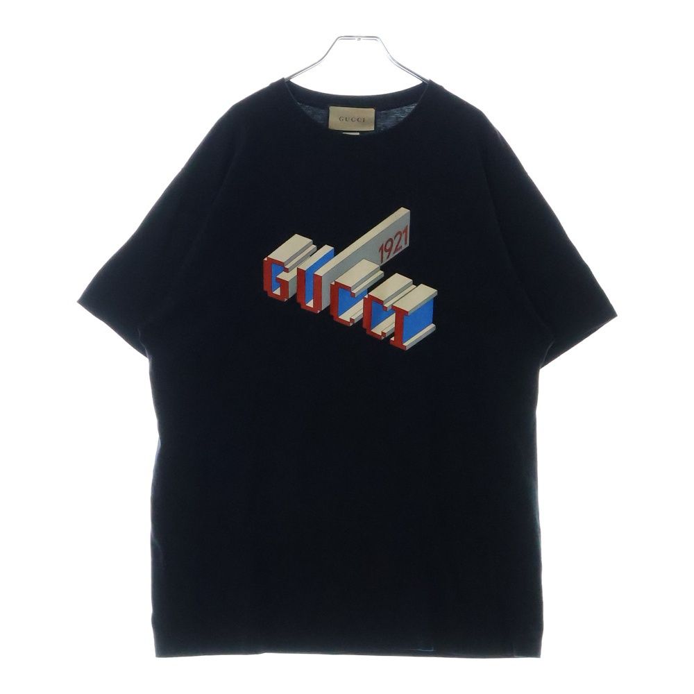 Gucci グッチTシャツ Oversize washed T-shirt with Gucci logo in white washed