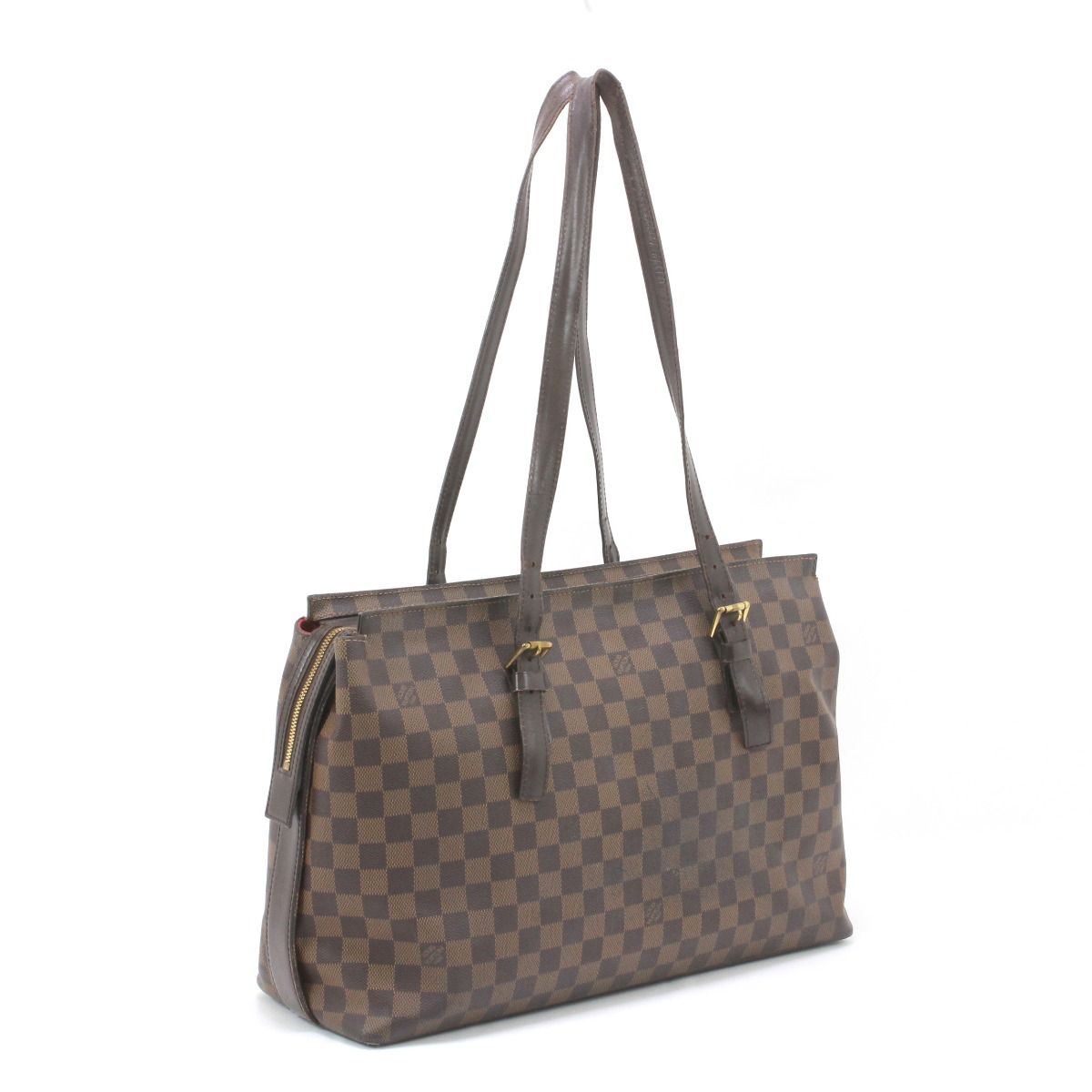 LOUIS VUITTON ルイヴィトン ダミエ チェルシー トートバッグ N51119《ジャンク品》 - メルカリ