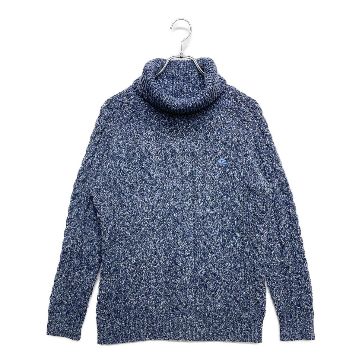 中古 レディース ロサーセン ROSASEN セーター 42(L) 紺系 ネイビー タートルネック