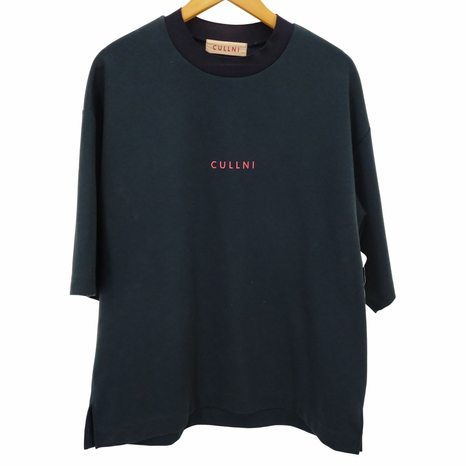 クルニ CULLNI ロゴ刺繍デザインTシャツ メンズ 1