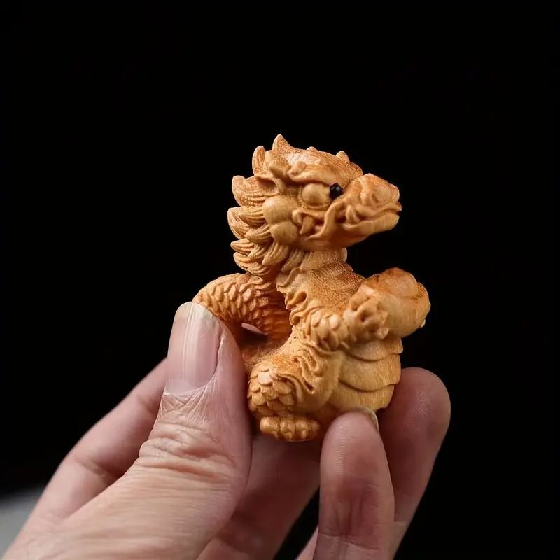 ドラゴン 龍 神龍 置物 オブジェ 木製 木彫 卓上置物 黄金 風水 仏像 卓上置物 縁起物 玄関 昇運   縁起物 魔除け インテリア リビング 贈り物 可愛い
