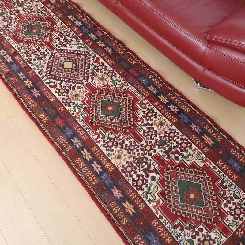 キリム・アゼルバイジャン 298×84cm（KR-521） キリム／アゼルバイジャン | 中東雑貨のセレクトショップ CHAKA