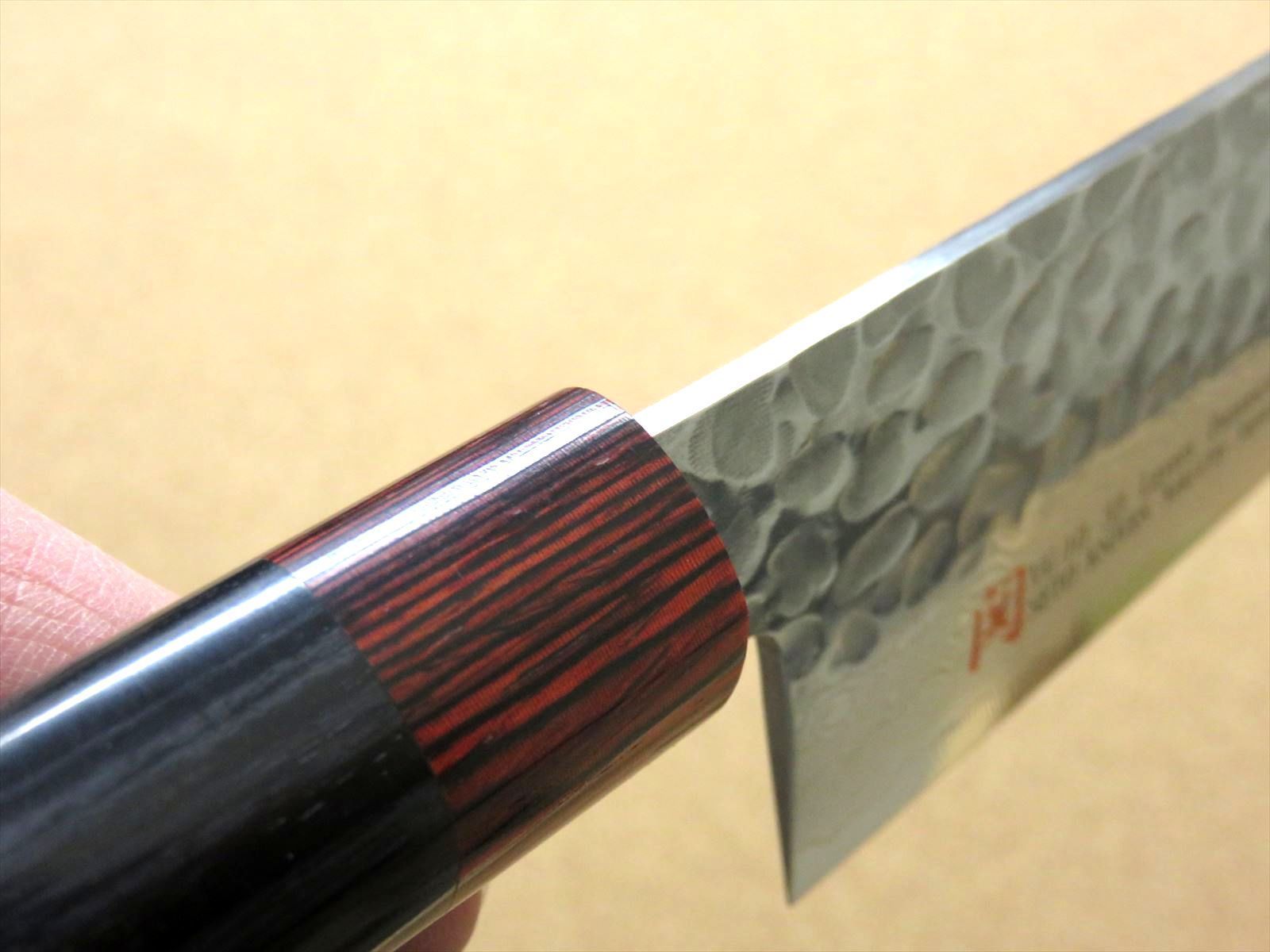 包丁 牛刀 21cm (210mm) 伊勢屋 ダマスカス 33層 V金10号 鍛錬 包丁 牛刀 21cm (210mm) 伊勢屋 ダマスカス 33層 V金10号 鍛錬