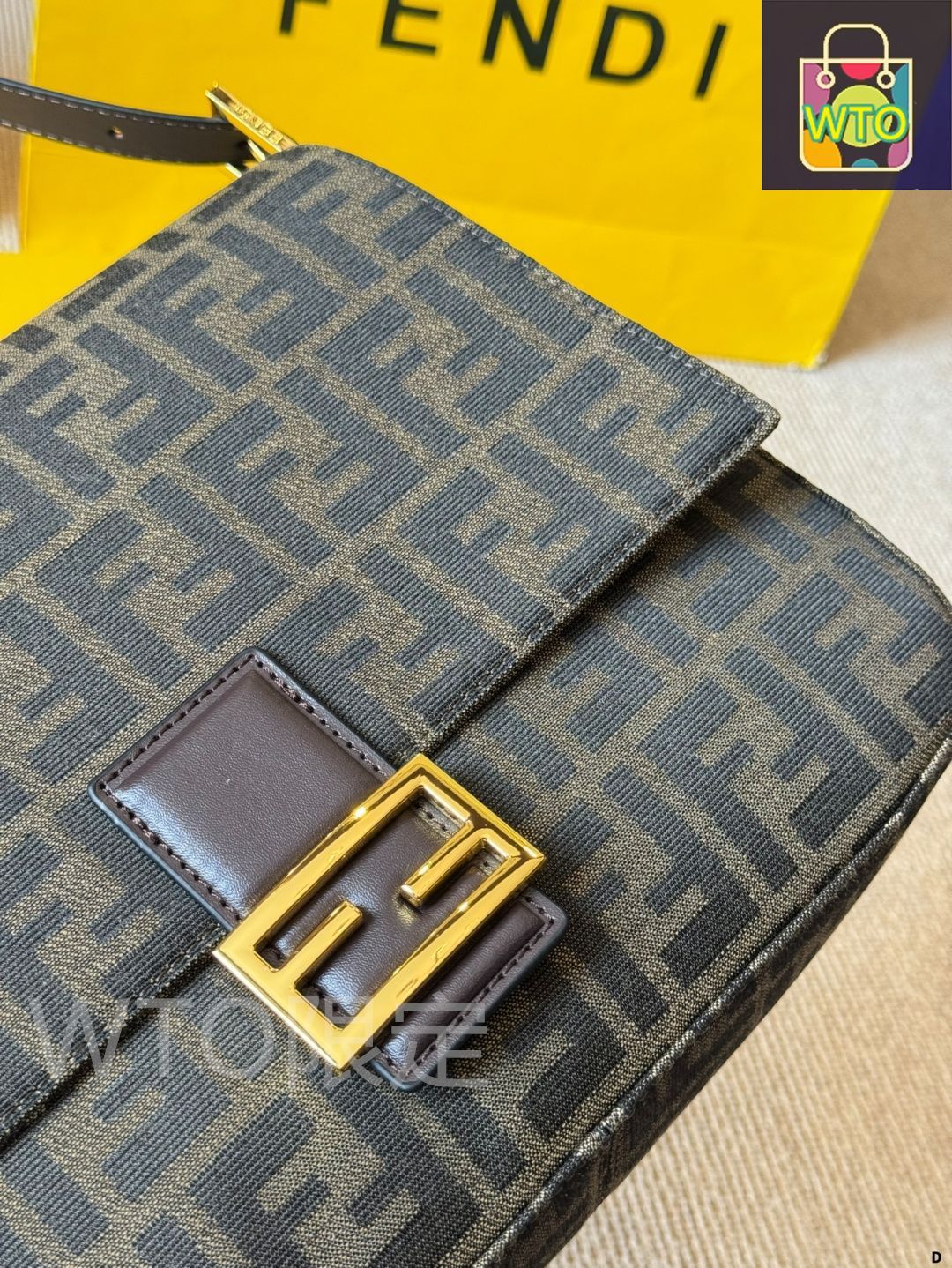 FENDI フェンディ バゲット バッグ ラージサイズ バゲット チェーン ミディ ファブリック マルチカラー | Fendi