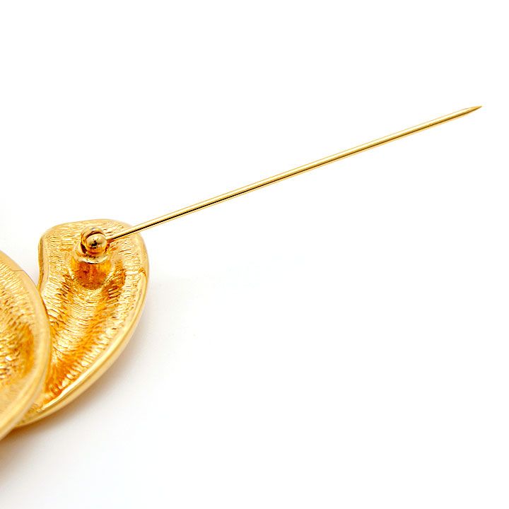 中古 良品】シャネル CHANEL ブローチ ココマーク マトラッセ 1152 GP